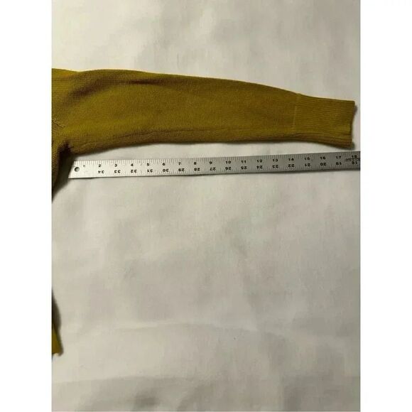 Ann Taylor Cable Knit Sweater | Mustard color | Size Medium - Picture 5 of 5